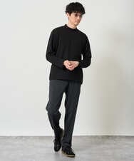 KHLJD51069 a.v.v MEN(アー・ヴェ・ヴェ) 【イージーケア/洗濯機で洗える/4WAYストレッチ】4WAYツイルストレッチスラックス ダークグレー