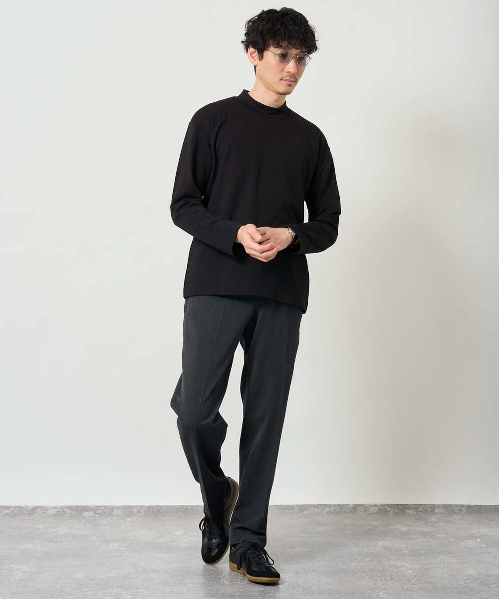 KHLJD51069 a.v.v MEN(アー・ヴェ・ヴェ) 【イージーケア/洗濯機で洗える/4WAYストレッチ】4WAYツイルストレッチスラックス ダークグレー