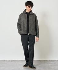 KHLJD51069 a.v.v MEN(アー・ヴェ・ヴェ) 【イージーケア/洗濯機で洗える/4WAYストレッチ】4WAYツイルストレッチスラックス ダークグレー