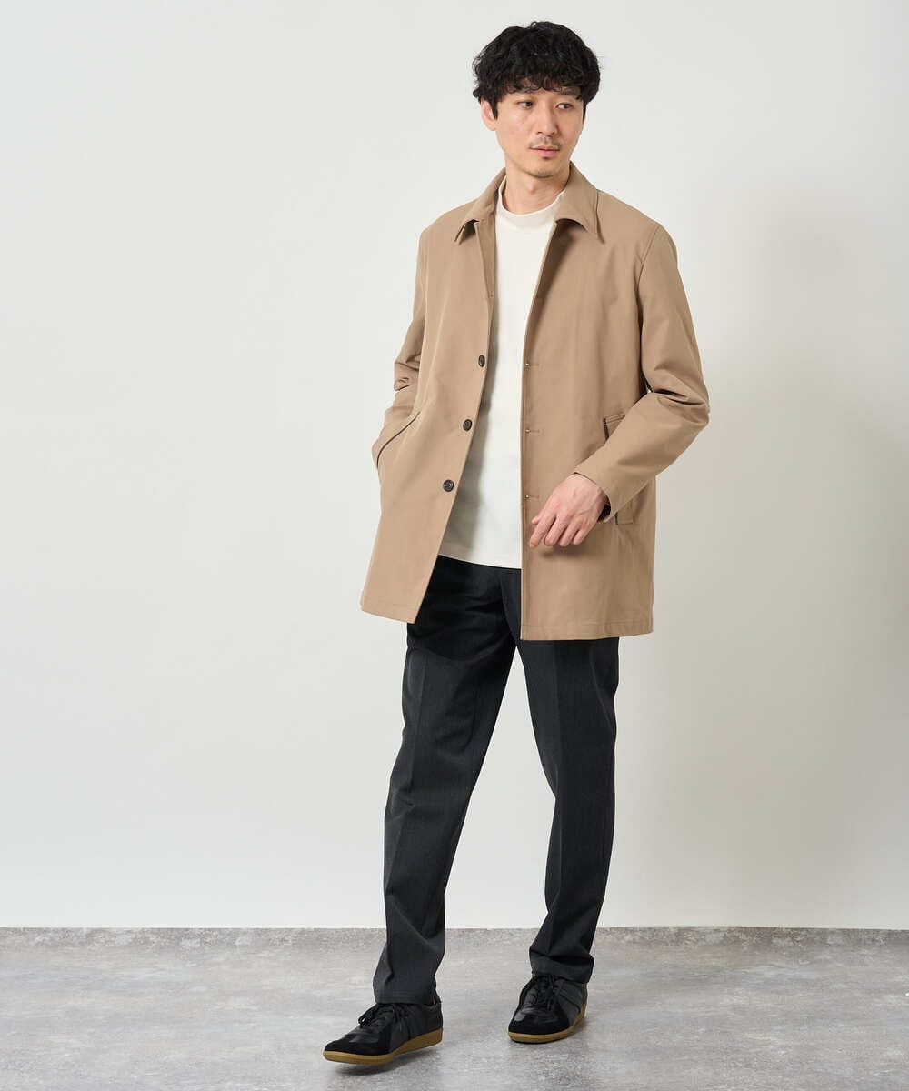 KHLJD51069 a.v.v MEN(アー・ヴェ・ヴェ) 【イージーケア/洗濯機で洗える/4WAYストレッチ】4WAYツイルストレッチスラックス ダークグレー