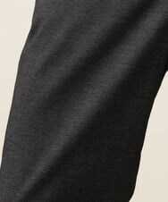 KHLLV26059 a.v.v MEN(アー・ヴェ・ヴェ) 【ON/OFF兼用】シャンブレー裏起毛スマートテーパードパンツ(セットアップ可） ネイビー