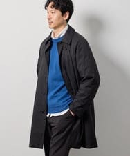 KHUAG30199 a.v.v MEN(アー・ヴェ・ヴェ) 【 830FPダウン / 軽量/  撥水 / 防風 】ライトスカイダウンステンカラーコート ブラック