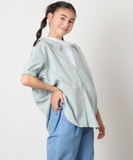 KJBFC03044 a.v.v KIDS(アー・ヴェ・ヴェ) [160レイヤード風シャツブラウス ブラック