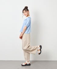 KJBFD40039 a.v.v KIDS(アー・ヴェ・ヴェ) [120-160]半袖レイヤード風シャツ ライトブルー