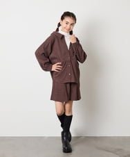 KJBJA31039 a.v.v KIDS(アー・ヴェ・ヴェ) 【セットアップ可能】[120-160]ブライトコールレイヤードフウブラウス ライトブルー