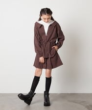 KJBJA31039 a.v.v KIDS(アー・ヴェ・ヴェ) 【セットアップ可能】[120-160]ブライトコールレイヤードフウブラウス ライトブルー