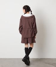 KJBJA31039 a.v.v KIDS(アー・ヴェ・ヴェ) 【セットアップ可能】[120-160]ブライトコールレイヤードフウブラウス ライトブルー