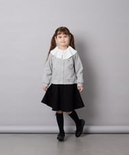 KJBLD04039 a.v.v KIDS(アー・ヴェ・ヴェ) [130-160]フリルブラウス ホワイト