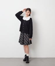 KJBLD04039 a.v.v KIDS(アー・ヴェ・ヴェ) [130-160]フリルブラウス ホワイト