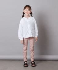 KJCFV41029 a.v.v KIDS(アー・ヴェ・ヴェ) [100-130]【UVカット】ボーダーJQカーデ ライトブルー