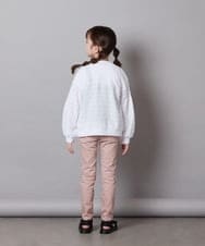 KJCFV41029 a.v.v KIDS(アー・ヴェ・ヴェ) [100-130]【UVカット】ボーダーJQカーデ ライトブルー