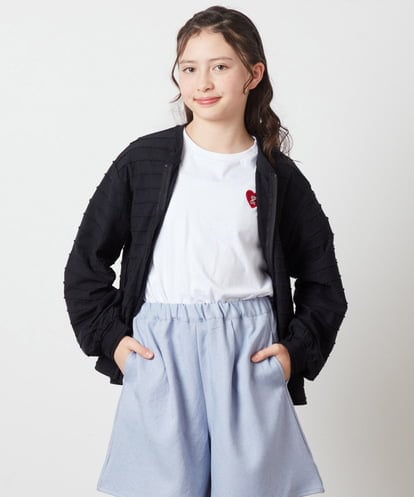 KJCFX41039 a.v.v KIDS [160]【UVカット】ボーダーJQカーデ