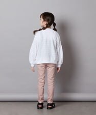 KJCFX41039 a.v.v KIDS(アー・ヴェ・ヴェ) [160]【UVカット】ボーダーJQカーデ ブラック