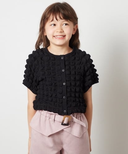 KJCGS03029 a.v.v KIDS [100-130]ぽこぽこポップコーンカーディガン
