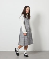 KJEEC32064 a.v.v KIDS(アー・ヴェ・ヴェ) [160]【結婚式/発表会】ベルテッドプリーツジャンスカ ブラック