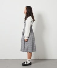 KJEEC32064 a.v.v KIDS(アー・ヴェ・ヴェ) [160]【結婚式/発表会】ベルテッドプリーツジャンスカ ブラック