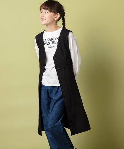KJEES31044  [130]【2WAY】バックプリーツジャンパースカート