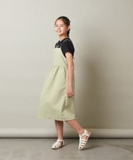 KJEGU03049 a.v.v KIDS(アー・ヴェ・ヴェ) [160]キャミワンピース ブラック