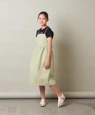 KJEGU03049 a.v.v KIDS(アー・ヴェ・ヴェ) [160]キャミワンピース ブラック