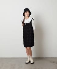 KJEJS34044 a.v.v KIDS(アー・ヴェ・ヴェ) [110-130]スリットネックアソートジャンパースカート ブラック