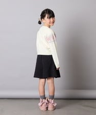 KJFAD03039 a.v.v KIDS(アー・ヴェ・ヴェ) [120-160]【おうちで洗える】ふわもちノルディックニット アイボリー