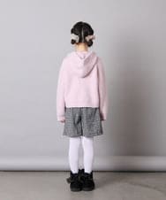 KJFAD04039 a.v.v KIDS(アー・ヴェ・ヴェ) [120-160]【おうちで洗える】とろふわニットパーカー ピンク