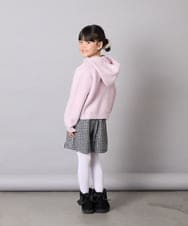 KJFAD04039 a.v.v KIDS(アー・ヴェ・ヴェ) [120-160]【おうちで洗える】とろふわニットパーカー ピンク