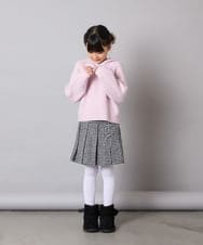KJFAD04039 a.v.v KIDS(アー・ヴェ・ヴェ) [120-160]【おうちで洗える】とろふわニットパーカー ピンク
