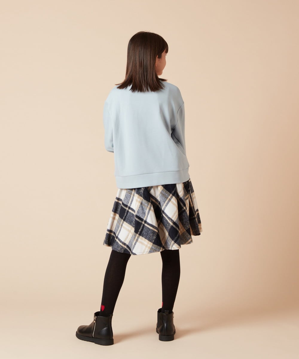 KJHAA44034 a.v.v KIDS(アー・ヴェ・ヴェ) [100-160]アソートフレアスカート ネイビー