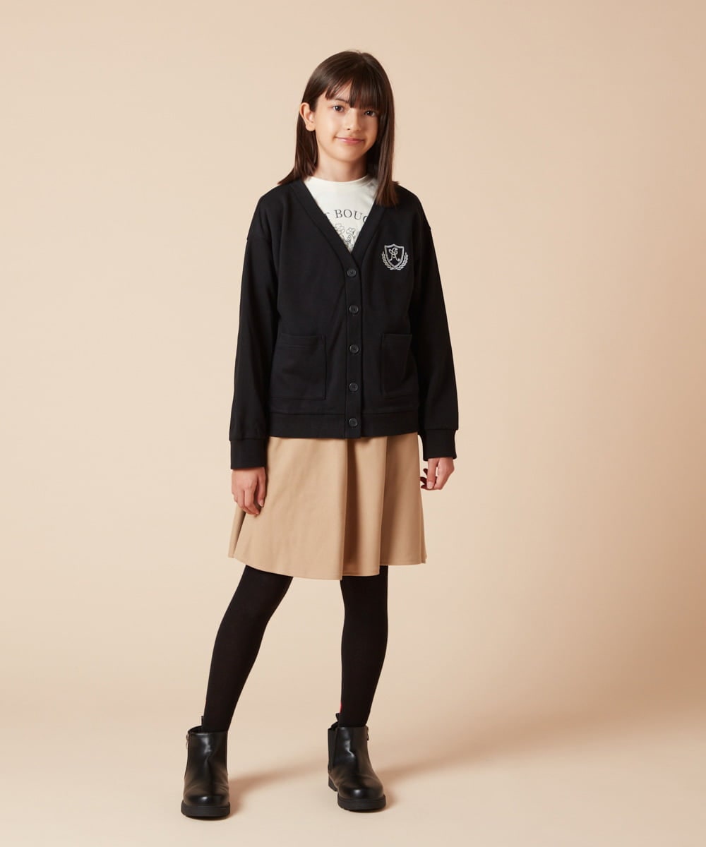 KJHAA44034 a.v.v KIDS(アー・ヴェ・ヴェ) [100-160]アソートフレアスカート ネイビー