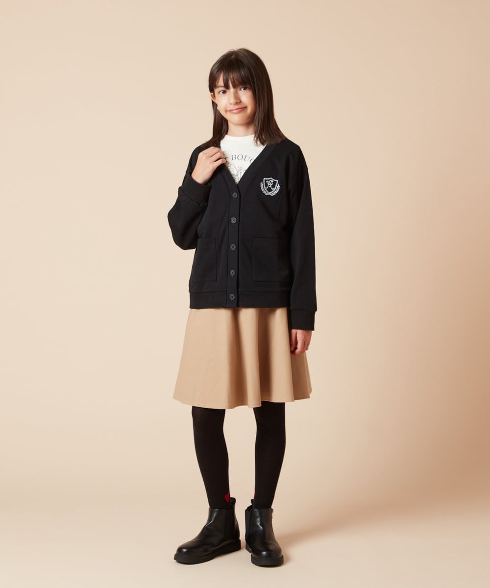 KJHAA44034 a.v.v KIDS(アー・ヴェ・ヴェ) [100-160]アソートフレアスカート ネイビー