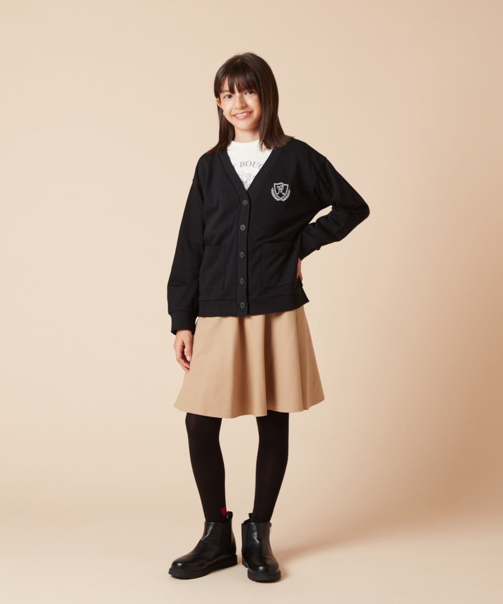 KJHAA44034 a.v.v KIDS(アー・ヴェ・ヴェ) [100-160]アソートフレアスカート ネイビー