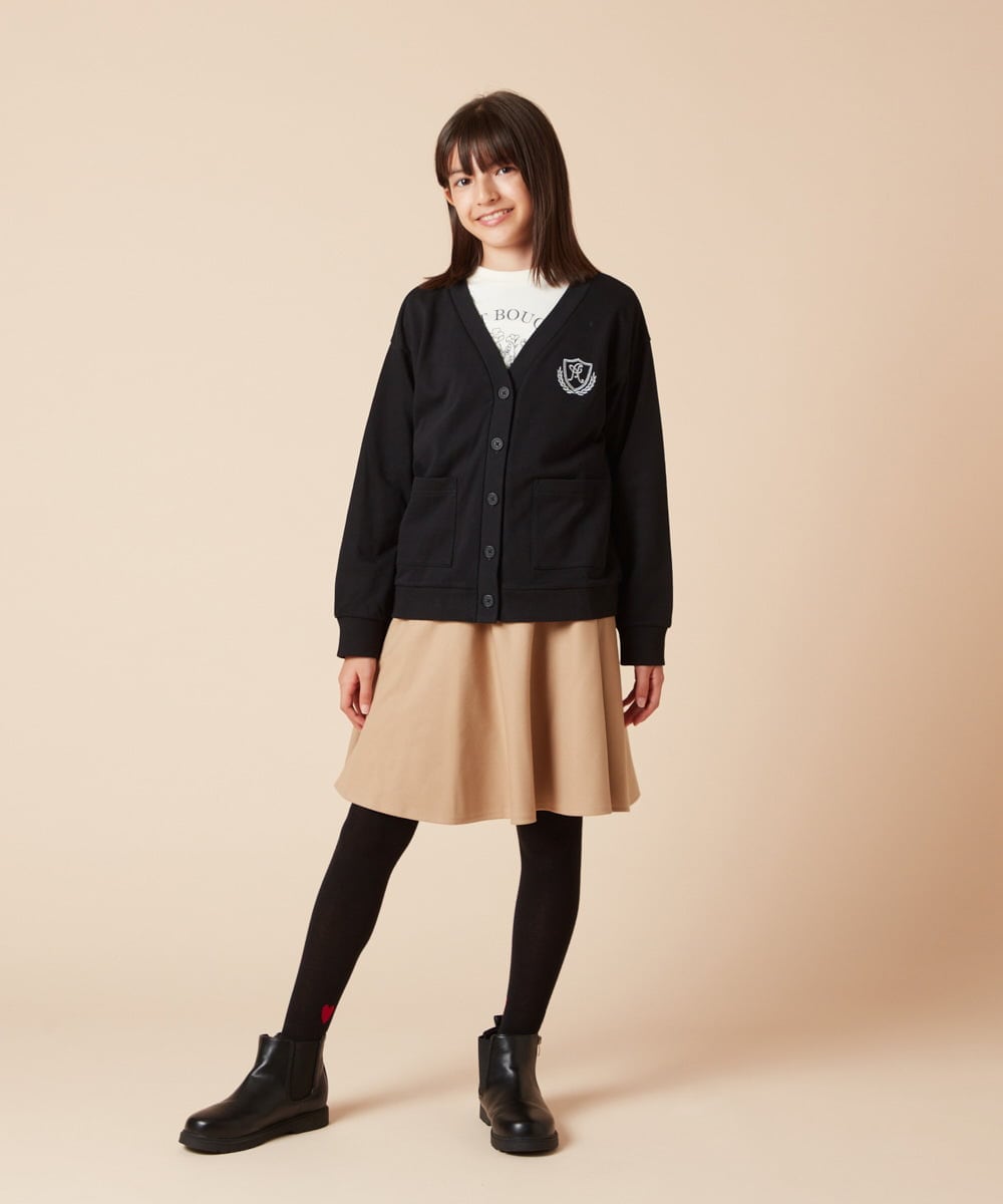 KJHAA44034 a.v.v KIDS(アー・ヴェ・ヴェ) [100-160]アソートフレアスカート ネイビー