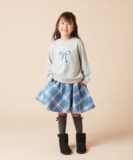 KJHAA44034 a.v.v KIDS(アー・ヴェ・ヴェ) [100-160]アソートフレアスカート ネイビー