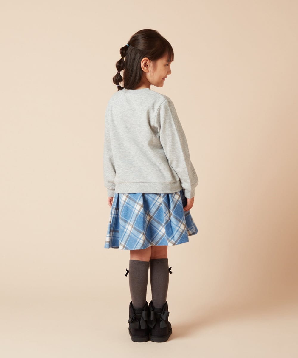 KJHAA44034 a.v.v KIDS(アー・ヴェ・ヴェ) [100-160]アソートフレアスカート ネイビー