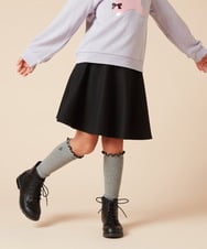 KJHAA44034 a.v.v KIDS(アー・ヴェ・ヴェ) [100-160]アソートフレアスカート ネイビー