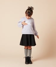 KJHAA44034 a.v.v KIDS(アー・ヴェ・ヴェ) [100-160]アソートフレアスカート ネイビー