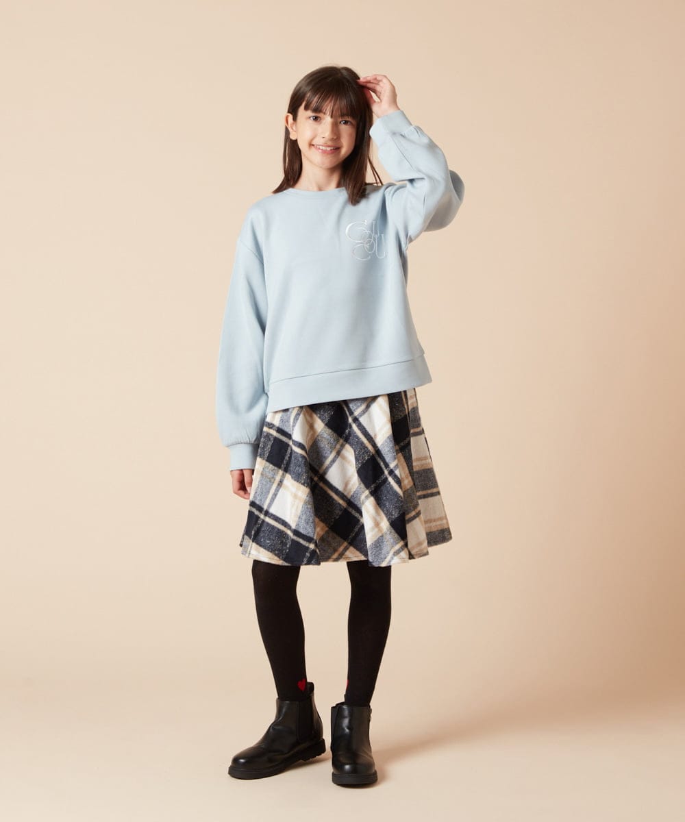 KJHAA44034 a.v.v KIDS(アー・ヴェ・ヴェ) [100-160]アソートフレアスカート ネイビー