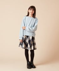 KJHAA44034 a.v.v KIDS(アー・ヴェ・ヴェ) [100-160]アソートフレアスカート ネイビー