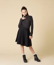 KJHAD40034 a.v.v KIDS(アー・ヴェ・ヴェ) [120-160]アソートフレアスカート ネイビー