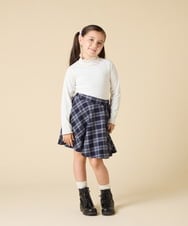 KJHAD40034 a.v.v KIDS(アー・ヴェ・ヴェ) [120-160]アソートフレアスカート ネイビー