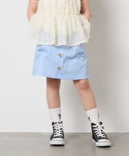 KJHGC02044 a.v.v KIDS(アー・ヴェ・ヴェ) [160]ベイカーポケットスカート ベージュ