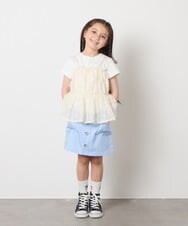KJHGC02044 a.v.v KIDS(アー・ヴェ・ヴェ) [160]ベイカーポケットスカート ベージュ