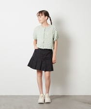 KJHGS30039 a.v.v KIDS(アー・ヴェ・ヴェ) [150-160]ミニプリーツスカート デニム