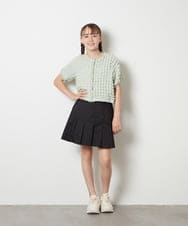 KJHGS30039 a.v.v KIDS(アー・ヴェ・ヴェ) [150-160]ミニプリーツスカート デニム