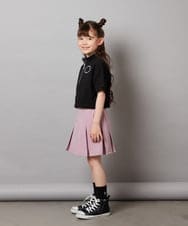 KJHHV21034 a.v.v KIDS(アー・ヴェ・ヴェ) [100-130]【インパン付】タックプリーツスカート ラベンダー
