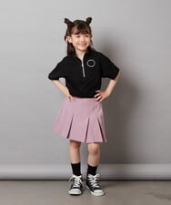 KJHHW21039 a.v.v KIDS(アー・ヴェ・ヴェ) [140-150]【インパン付】タックプリーツスカート ブルー