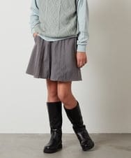 KJHLS61029 a.v.v KIDS(アー・ヴェ・ヴェ) [100-130]【残りわずか】プリーツミニスカート ブラック