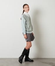 KJHLS61029 a.v.v KIDS(アー・ヴェ・ヴェ) [100-130]【残りわずか】プリーツミニスカート ブラック