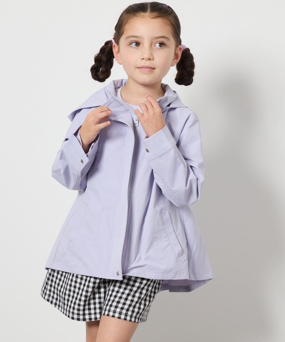 KJJEA21054 a.v.v KIDS(アー・ヴェ・ヴェ) [100-130]【撥水加工/洗濯機で洗える】バックタックブルゾン グリーン